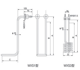 WXS型水用管状电热元件